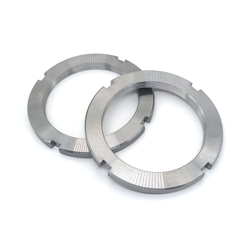 Толық бұрандалы саңылаулы дөңгелек жаңғақ