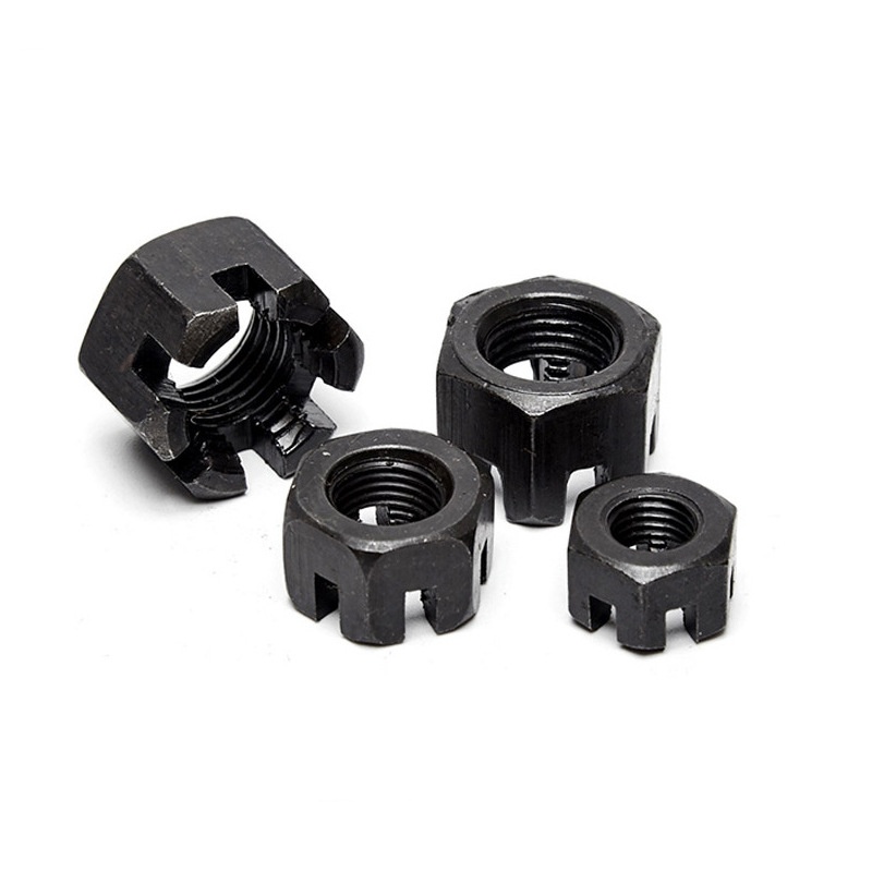 Алты қырлы саңылаулы құлып гайкасы