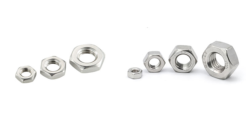 Thin Hexagon Nut With Fine Pitch Thread