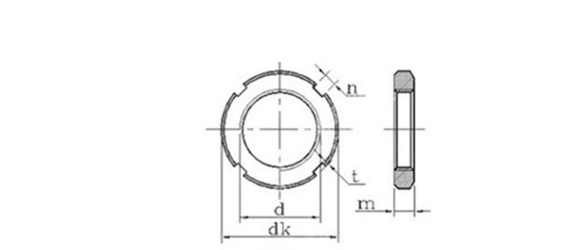Precision Notched Slotted Locking Round Nut