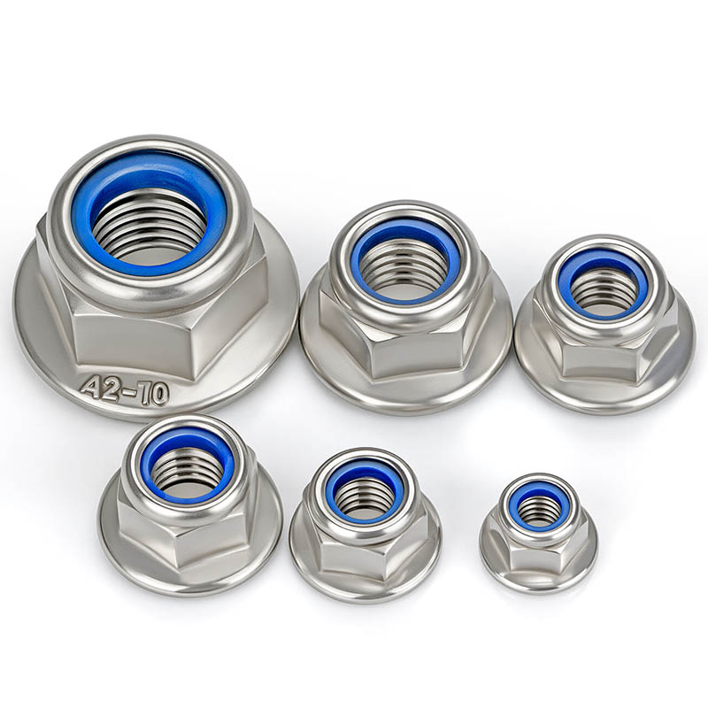 Фланеці бар нейлон бекіткіш гайка